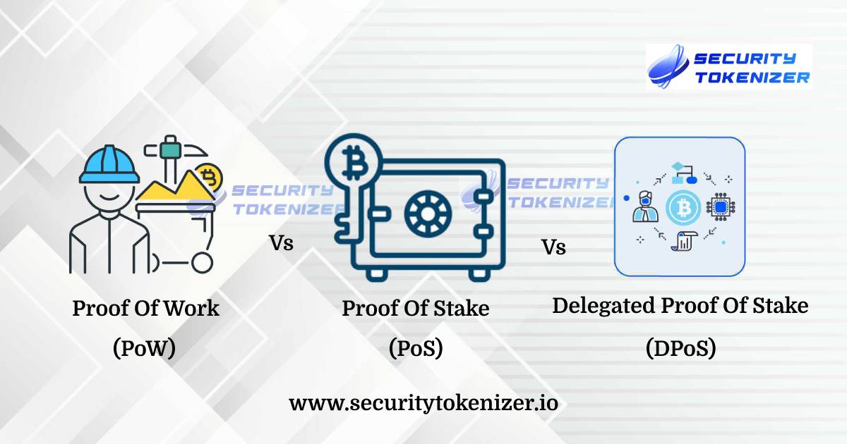 Comparison Between Proof of Work(PoW) Vs Proof of Stake(PoS) Vs Delegated Proof of Stake(DPoS)