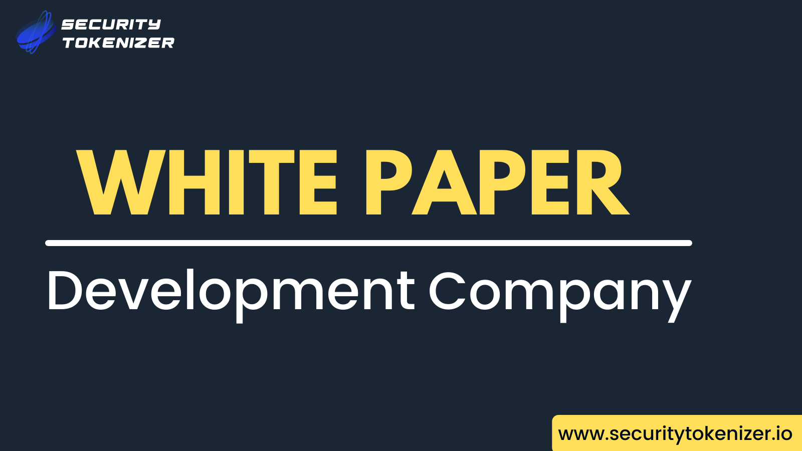 White Paper Development Company - Security Tokenizer